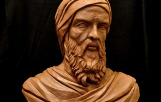 Buste d'Averoes d'après gravure